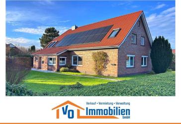 Wohntraum ohne Käuferprovision: Landhaus mit energetischen Vorzügen in Zentrumslage von Wiesmoor