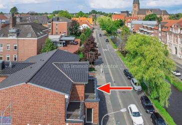 Exklusives Penthouse mit durchdachtem Grundriss und zwei Balkonen in zentraler Lage von Papenburg
