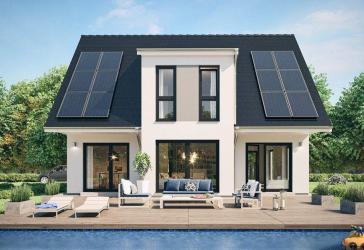 Nachhaltig ins Eigenheim - EH 40 ScanHaus mit PV in Thierbach