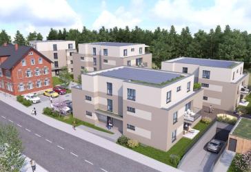 Dreizimmerwohnung, mit Balkon und Personenaufzug im 1. OG, in ruhiger Wohnlage am Kocher