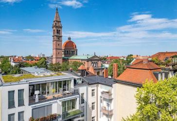 Wunderschönes Penthouse in traumhafter Lage von Schwabing