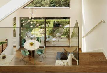 Wunderschöne Galerie-Wohnung mit 3 Zimmern plus Galerie, Balkon und eigenem Gartenanteil (WE 6)