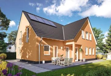 Zweifamilienhaus massiv gebaut, Preis inkl. Grundstück