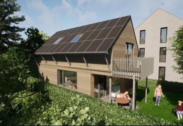 Gemütlich: MeDi-Haus in ökologischer Holzbauweise!