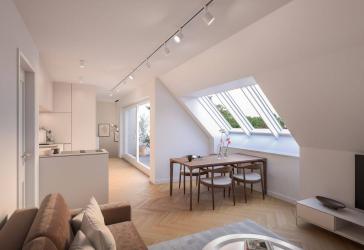 Die Besondere! Loftflair mit Dachterrasse und separatem Bürobereich!