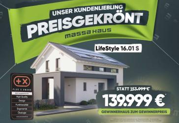 PREISGEKRÖNTES EINFAMILIENHAUS ZUM AKTIONSPREIS!! JETZT 14.000EUR SPAREN!