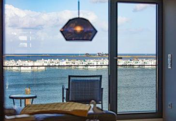 Exklusive Ferienwohnung im OstseeResort Olpenitz in direkter Hafenlage mit Blick auf Schlei & Ostsee