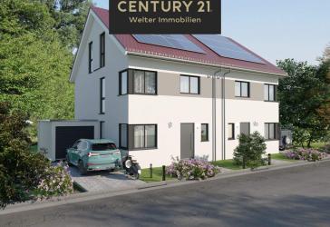 Energieeffizient, modern, schick - Ihr Doppelhaus von morgen.