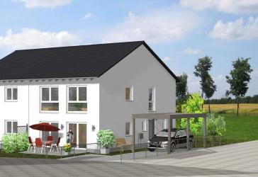 Doppelhaushälfte im Grünen – ideal für Familien