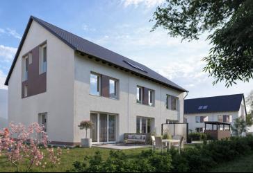 Modernes Reihenhaus mit 143 m² Wfl. | KfW-55-Förderung bis 30.06.2026 | bezugsfertig Dez. 2026