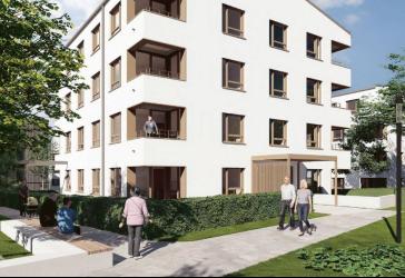 Modern und gemütlich! Helle und freundliche Neubau-2,5-Zimmer-Wohnung