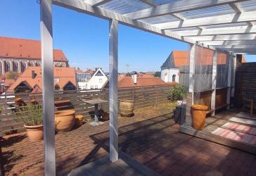 2 Zi. Wohnung mit 50 qm Dachterrasse in der Altstadt