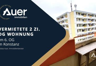 Hoch hinaus! Vermietete 2 Zi. DG Whg. in Konstanz