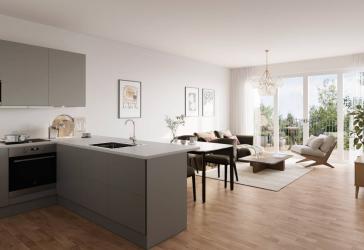 Weißensee: ERSTBEZUG im NEUBAU ab Anfang 2026: 4-6-Zi-Whg mit 133 m² + SÜD-TERRASSE