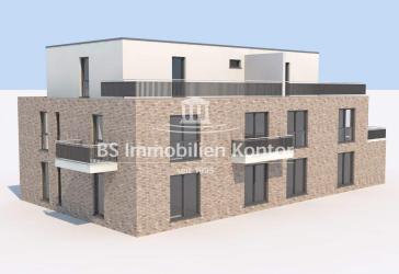 Papenburg! Exklusive Neubau DG-Wohnung Nr. 8 mit Dachterrasse in zentraler Wohnlage!