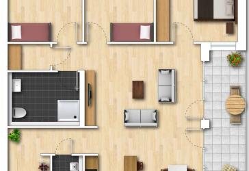Neubauprojekt in Süßen! Tolle 4-Zimmer-Wohnung, ideal für Familien, 1. OG, großer Balkon, Aufzug !