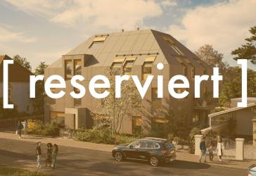 Reserviert: Außergewöhnliches Architekturhighlight: 4 Zimmer Terrassenwohnung mit Garten