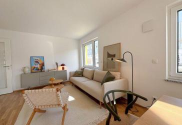 Modern wohnen: 3-Zimmer-Wohnung mit Süd-Balkon und offenem Wohn-, Koch- und Essbereich