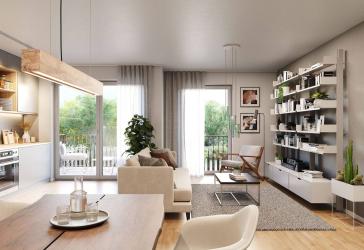 Mit Balkon und schönen Aussichten: 3 Zimmer (#61)