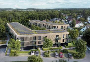 Von Licht durchflutet: Helle 2-Zimmer-Dachgeschosswohnung mit Blick ins Grüne