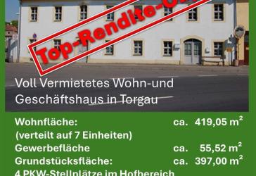 Voll Vermietetes Wohn- und Geschäftshaus in Torgau