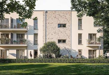 förderfähige moderne 2-Zimmer Wohnung mit Balkon und beheiztem Wintergarten