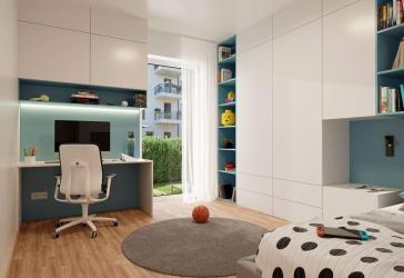 Modernes 5-Zimmer-Apartment mit Balkon und Loggia in nachhaltigem Neubau – FröbelHöfe - 4.1.1.