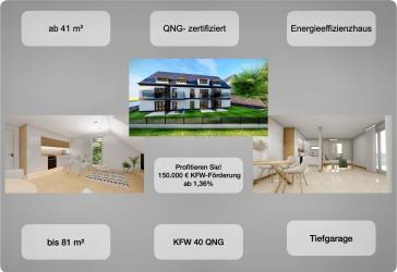 3 ZKB Wohnung Nr.: 13 im DG, Loggia plus Galerie , 86199 Augsburg Stadtteil Inningen