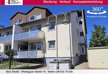 Attraktive 3 ZKB-Wohnung mit Balkon in naturnaher Wohnlage