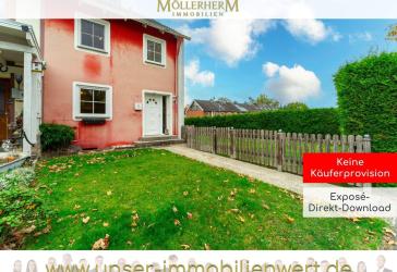 Zuhause mit großem Garten - Gemütliches Reihenendhaus mit Keller und Stellplatz