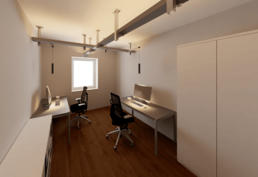 4er Büro LS11.C Saarlouis - möbliert, 24/7 Kaffee-Flat
