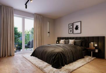 NEUBAU: Elegante 3-Zimmer-Wohnung im Dachgeschoss mit Balkon