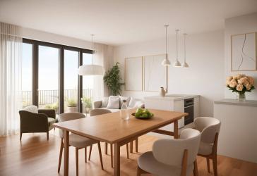 Weißensee: ERSTBEZUG im NEUBAU ab 2026: 4-6-Zi-Whg mit 129 m² + SÜD-TERRASSE