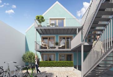 Provisionsfrei - Sanierte 1-Zimmer-Studentenwohnung im Denkmal mit Balkon & Steuervorteil