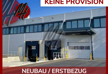 NEUBAU / ERSTBEZUG - WGK-3 - Lager (1.500 m²) & Büro (400 m²)