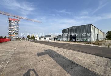 ZU VERKAUFEN: Lagerhalle (1.920,38 m²) + Freiflächen im Außenbereich (ca. 1.500 m²) im Südwesten von Leipzig im OT Hartmannsdorf-Knautnaundorf