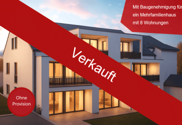 *Verkauft* Größes Grundstück mit Baugenehmigung für 8er Mehrfamilienhaus