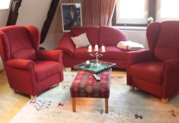 teilmöblierte Wohnung im Dachgeschoss im ältesten Kaufmannhaus der Hansestadt