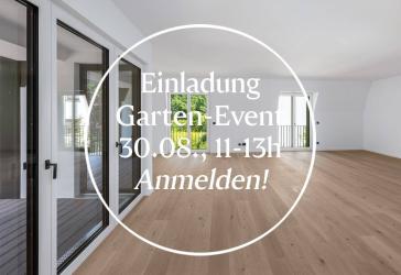 GARTEN-EVENT AM 30.08. * Elegante Dachgeschosswohnung mit sonniger Loggia