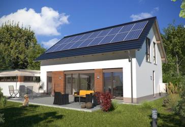 KfW40 Einfamilienhaus in Massivbauweise in Gebesee.