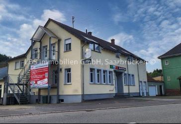 Wohn- u. Geschäftshaus in Beckingen/Oppen - 2 Wohnungen (80 & 90 m²) + 163 m² Gewerbefl. - Parkpl.