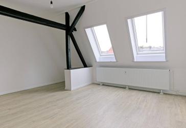 Stilvolle ruhige 3-Zi-Dachgeschosswohnung - eigene Etage, Dachbalken & Gartenmitnutzung