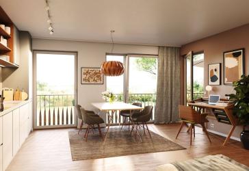 Moderne 2 Zimmer mit Balkon (#69)