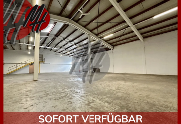 SCHNELL VERFÜGBAR - Lager (2.600 m²) & Büro-/Sozial (200-450 m²)