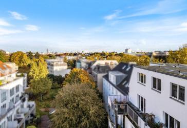 Exklusive Penthouse-Maisonette-Wohnung mit zwei Dachterrassen über den Dächern von Hamburg