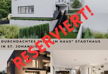 Neubau-Stadthaus auf ca. 128 m² im Stadtteil St. Johannis. Baubeginn bereits erfolgt!