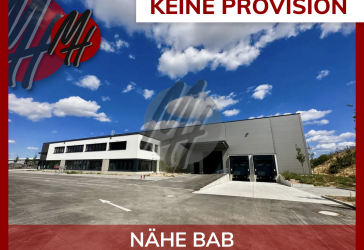 NEUBAU / ERSTBEZUG - WGK-3 - Lager (1.100 m²) & Büro (300 m²)