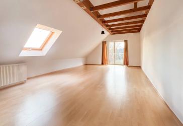 Wohlfühlwohnung mit Dachstudio, Balkon & Kamin - 4 Zimmer in Wiesbaden-Biebrich zzgl. Stellplatz