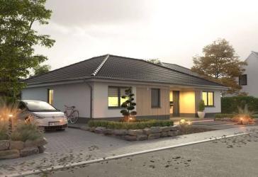 Winkelbungalow in Linden, Preis inkl. Grundstück, massiv gebaut