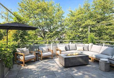Charmante 6 Zi-Maisonette-Wohnung m. Dachterrasse in absolut ruhiger Lage in Altbogenhausen